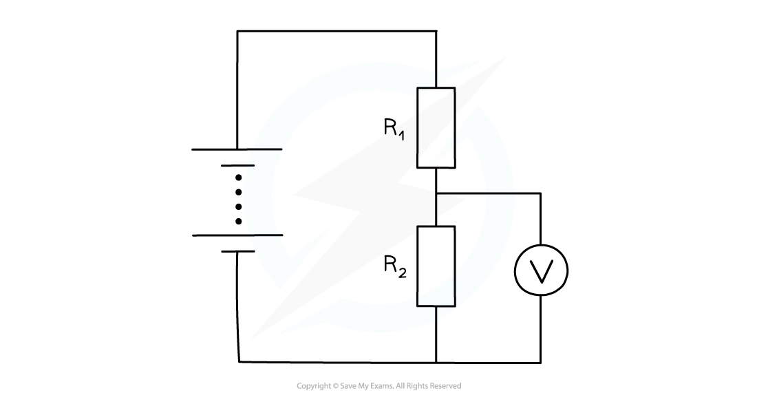 Potential Divider Circuit Diagram